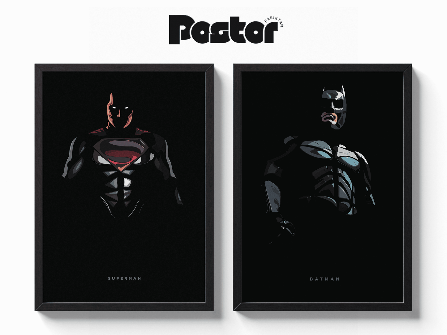 Superman X Batman Framed Poster Set - #P091