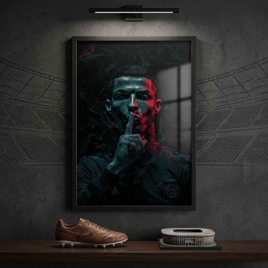 Cristiano Ronaldo "Shhh" Celebration Poster