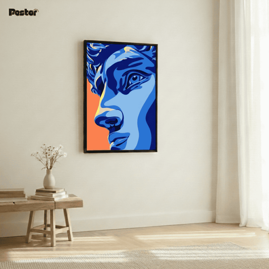 Pop Art David - Framed Poster #P125 - Postor.pk