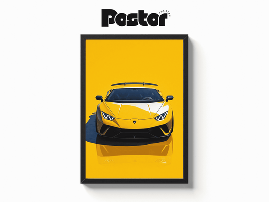 Lamborghini Huracán Evo Framed Art Poster - #P027
