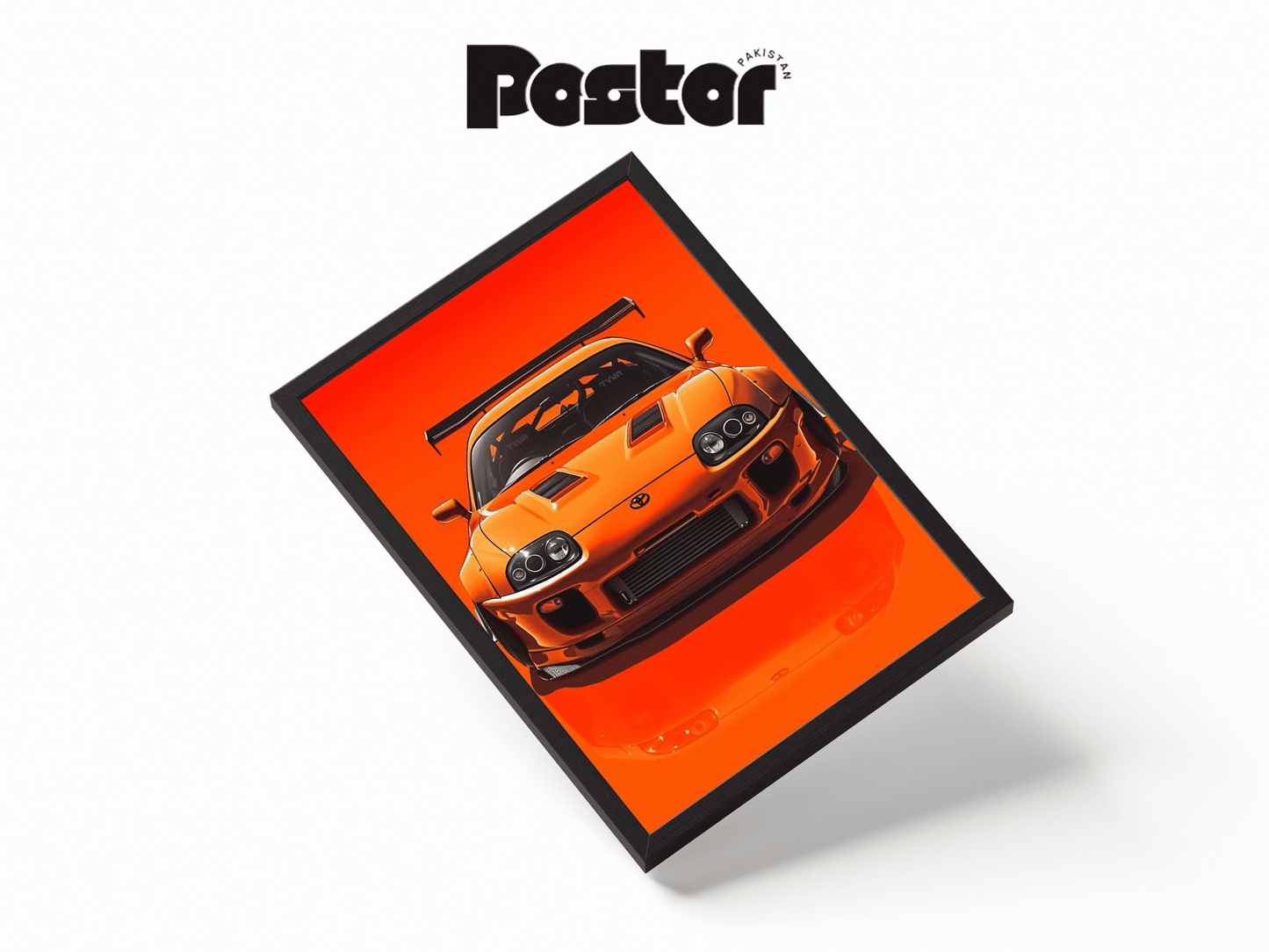 Toyota Supra MK4 JDM Car Framed Art Poster - #P033