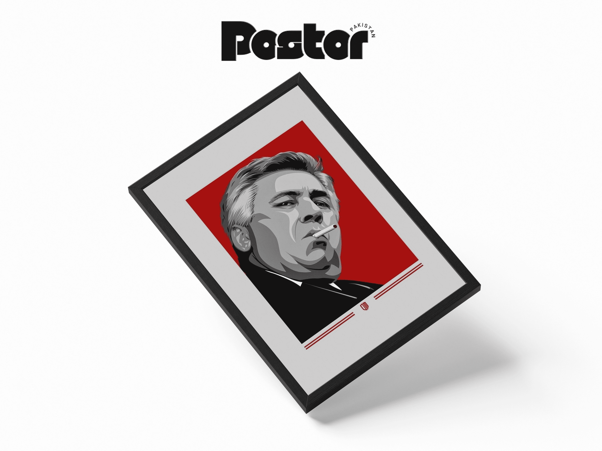 Carlo Ancelotti Pop Art Framed Poster - #P021