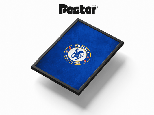 Chelsea Football Club Crest Framed Art Poster - #P032