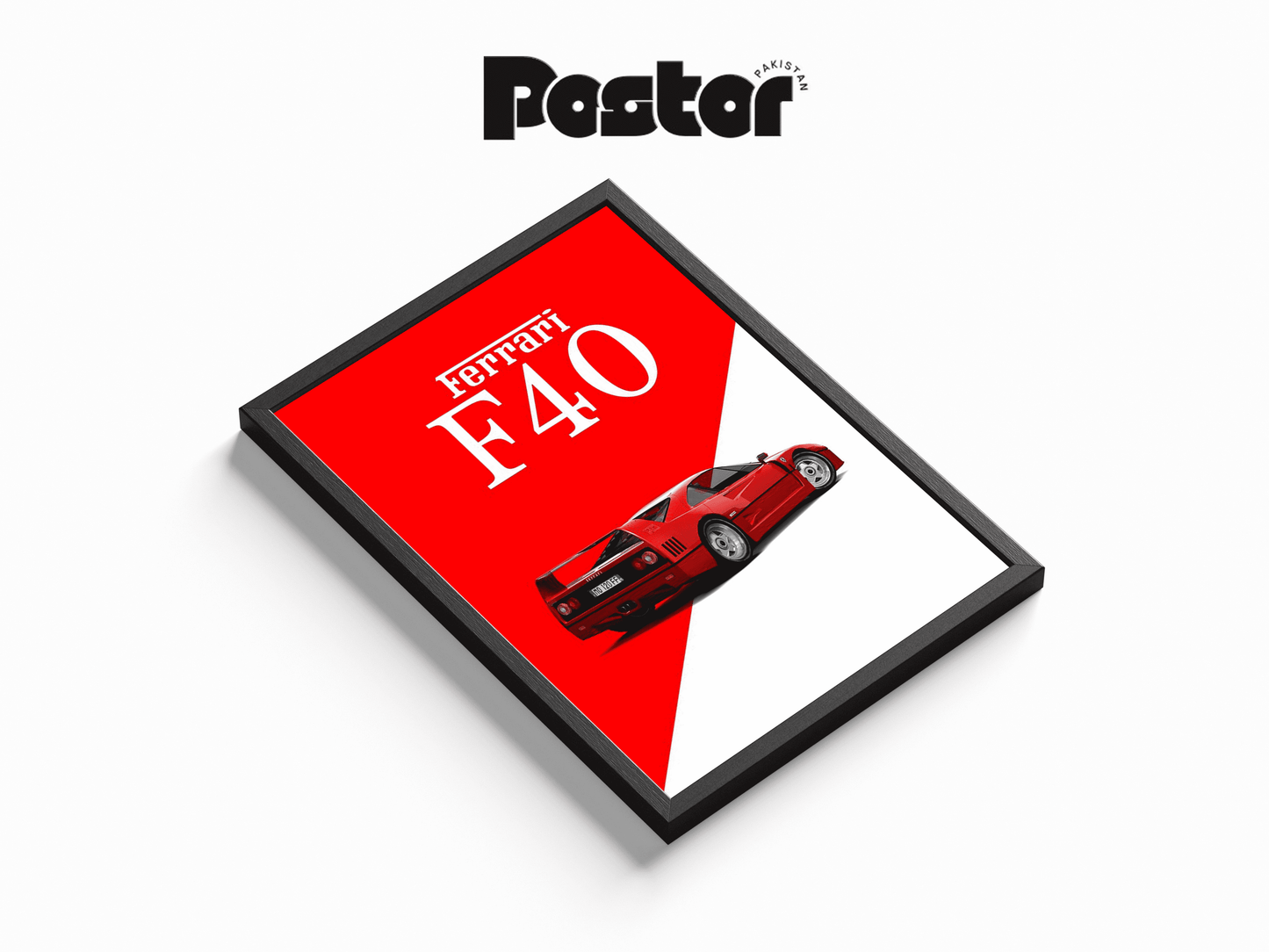 Ferrari F40 Framed Poster - #P088