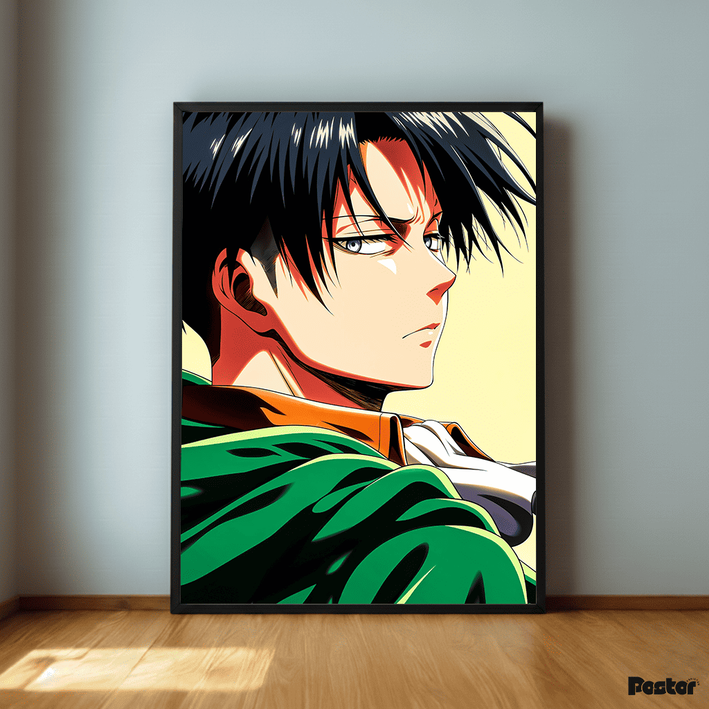 Levi Attack On Titan Framed Anime Poster - #P133