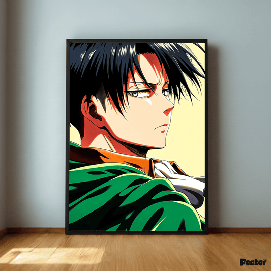 Levi Attack On Titan Framed Anime Poster - #P133