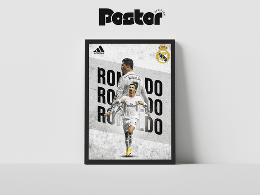 Cristiano Ronaldo Juventus Poster - CR7 Superstar Edition - #P004