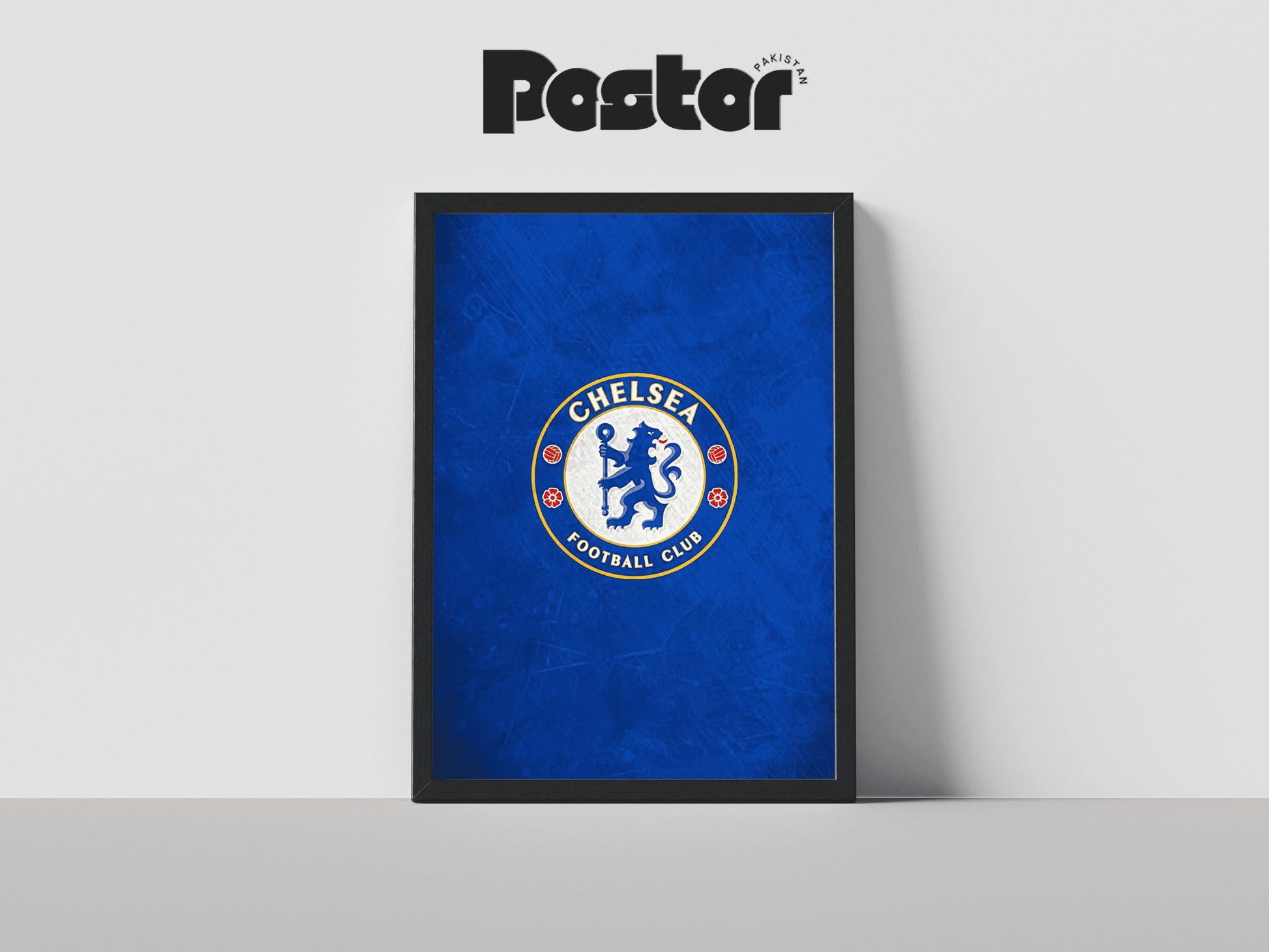 Chelsea Football Club Crest Framed Art Poster - #P032