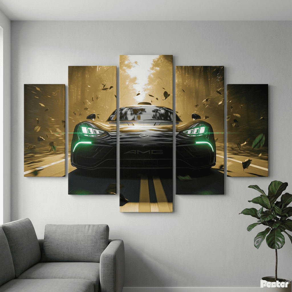 Mercedes-AMG ONE | 5-Panel Canvas Wall Art - Postor.pk