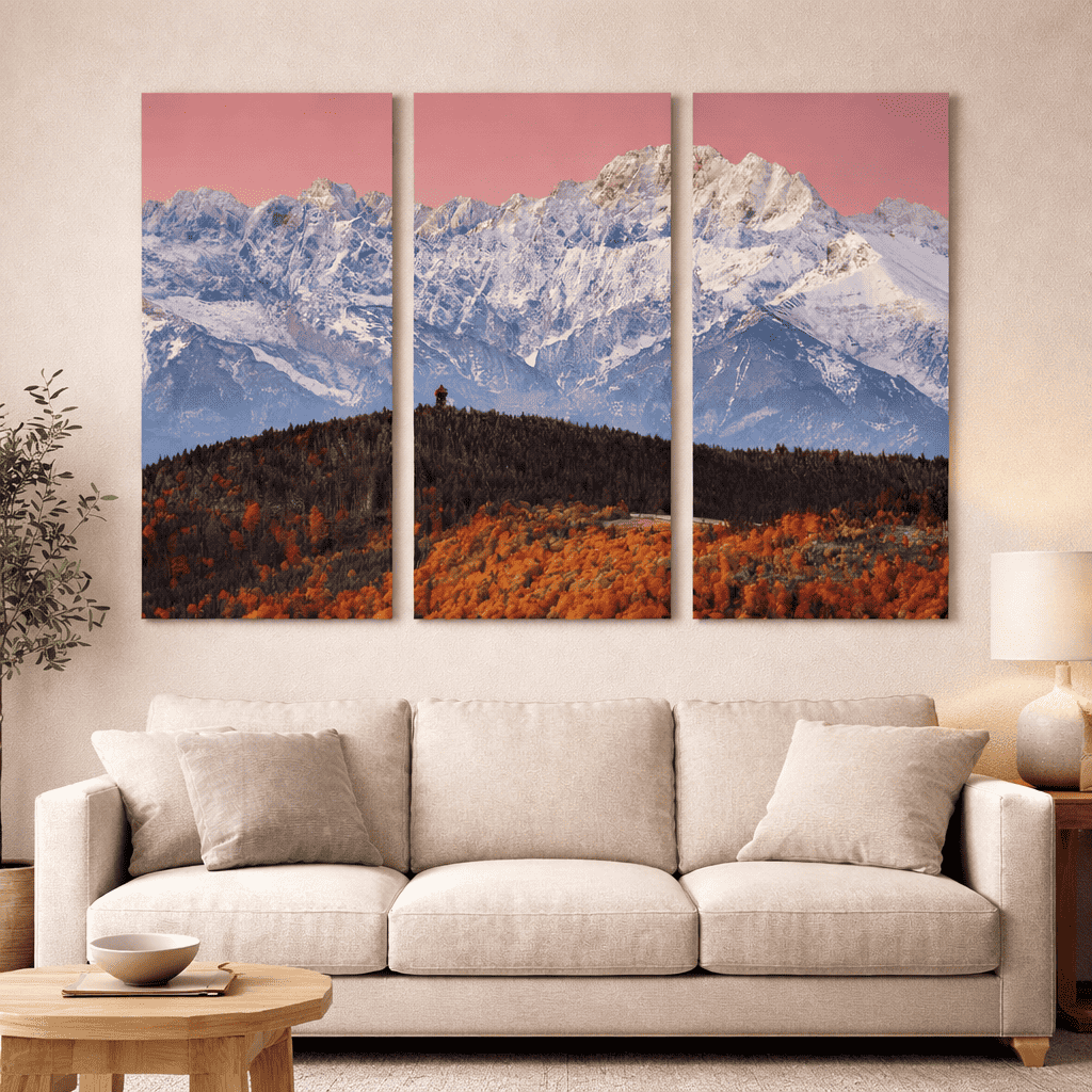 Mountain Tranquility - 3 Panel Wall Art - #3SA016 - Postor.pk