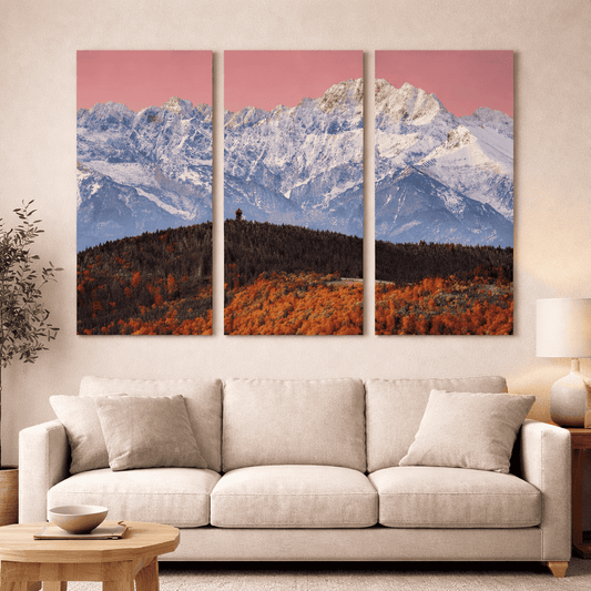 Mountain Tranquility - 3 Panel Wall Art - #3SA016 - Postor.pk
