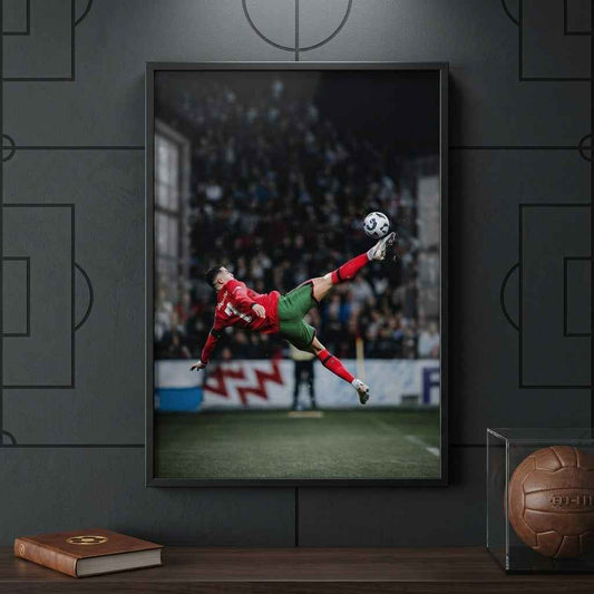 Cristiano Ronaldo Portugal Bicycle Kick Poster