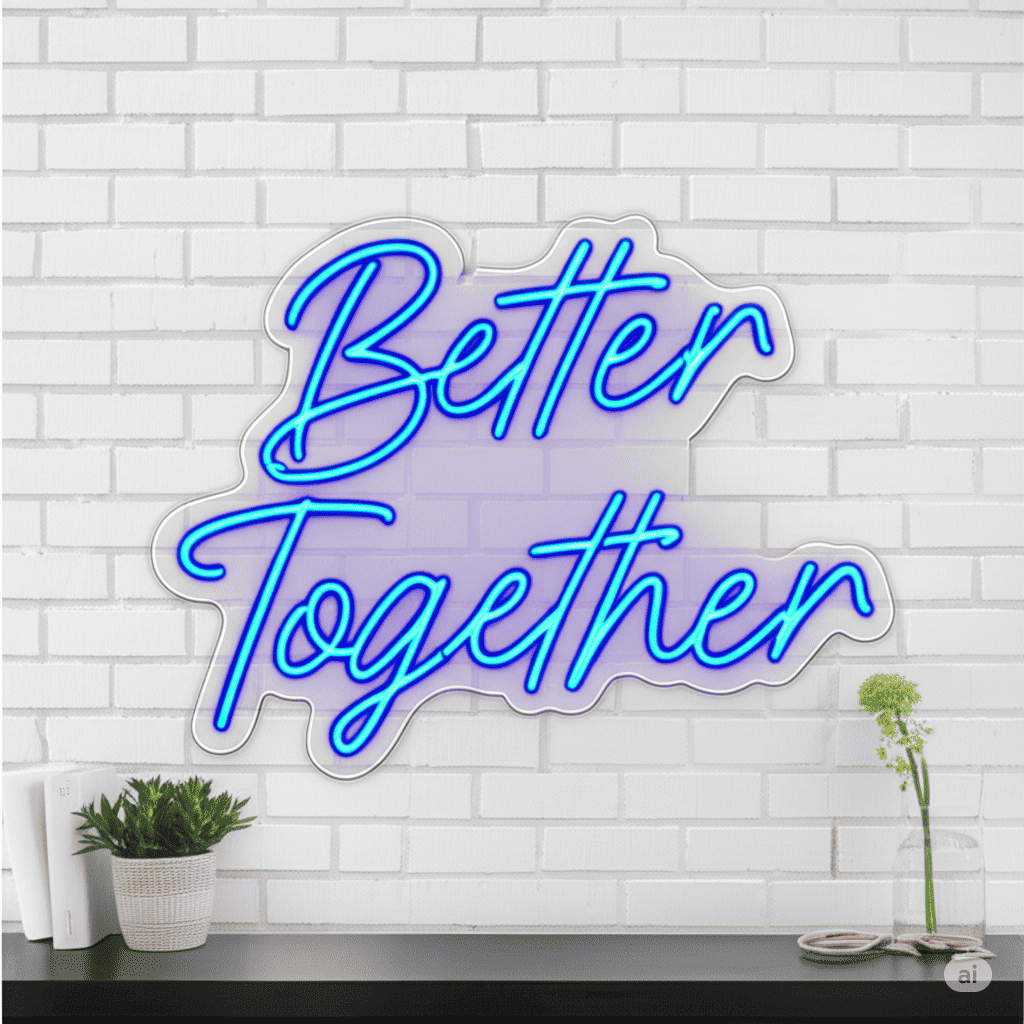 "Better Together" Neon Sign - #N001 - Postor.pk