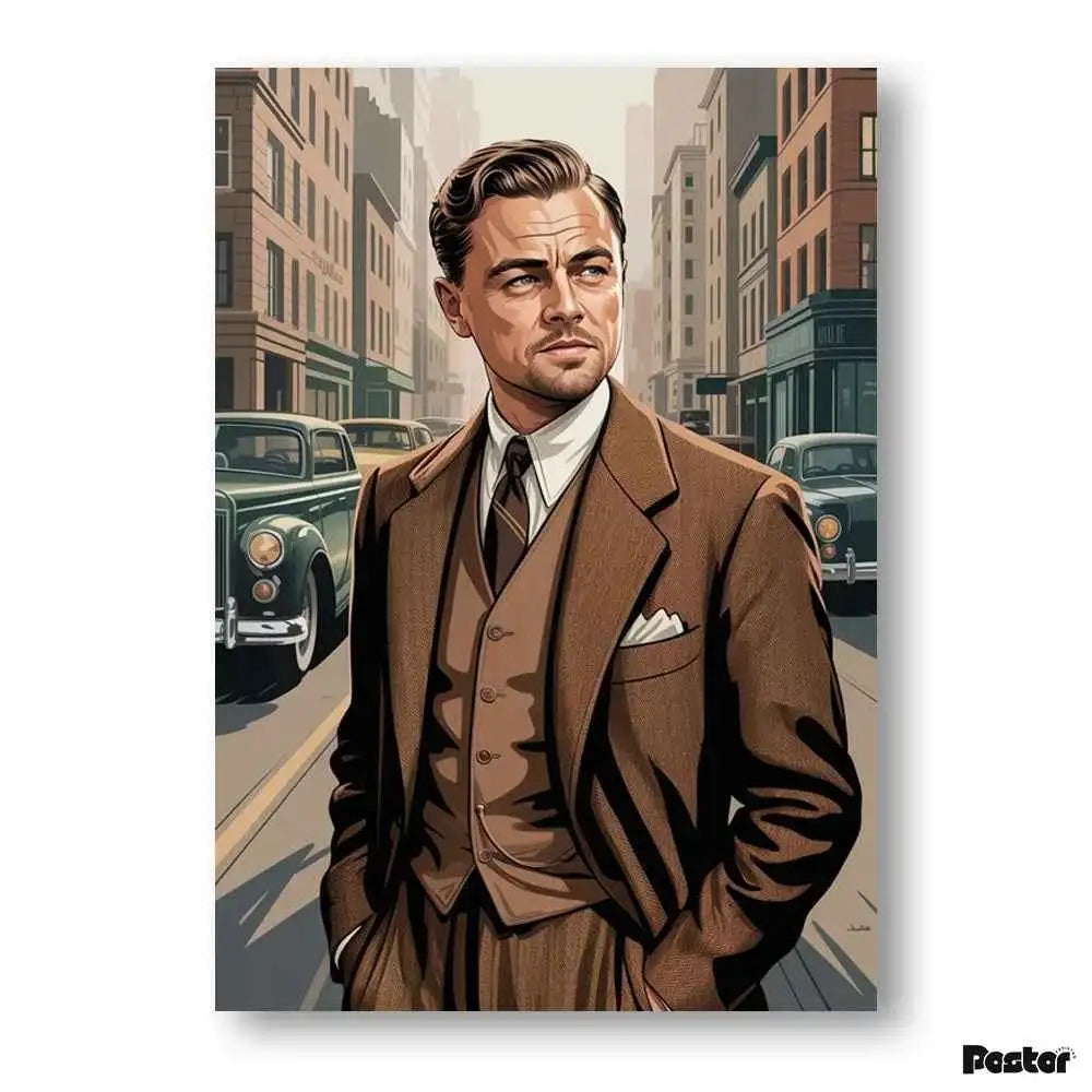 Leonardo DiCaprio Vintage Street Art