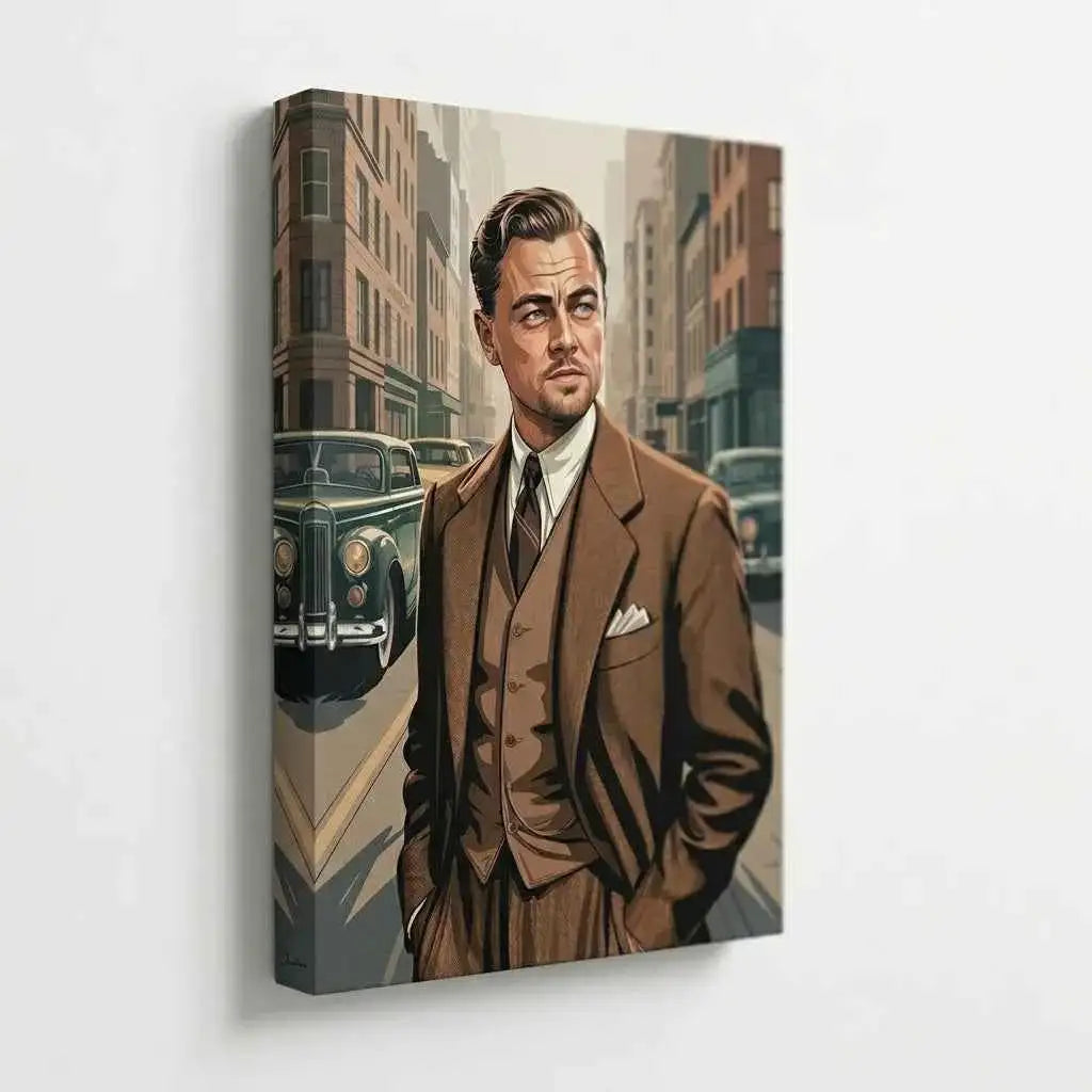 Leonardo DiCaprio Vintage Street Art