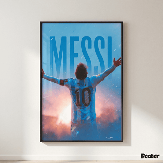 Messi Argentina No. 10 Victory Sports Poster