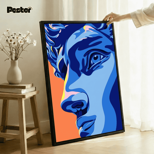 Pop Art David - Framed Poster #P125 - Postor.pk