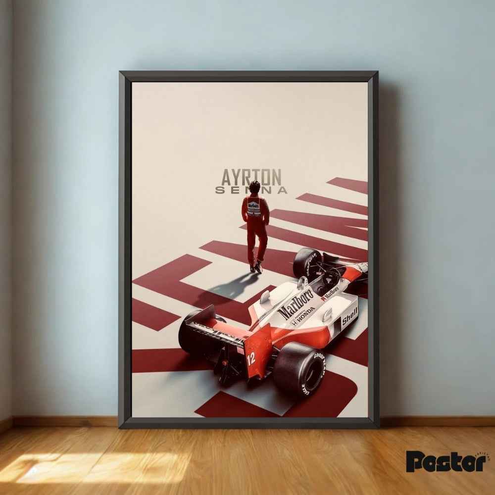 Ayrton Senna Formula 1 Poster - #P075